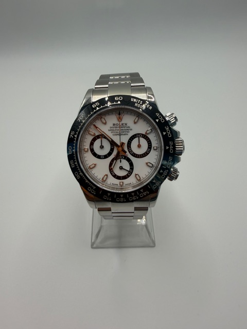 Rolex Cosmograph Daytona 40mm Stainless Steel White Panda Dial Oyster Bracelet 116500LN 2023