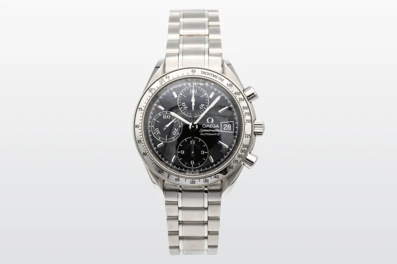 Omega Speedmaster Date Chronograph 39mm Stainless Steel Black Dial 3513.50.00