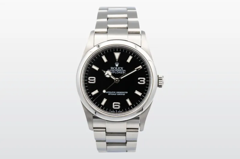 Rolex Explorer 36mm Stainless Steel Oyster Black Dial 114270 2001