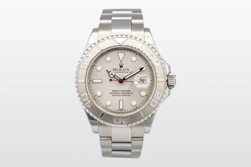 Rolex Yacht-Master 40mm Stainless Steel & Platinum Oyster Bracelet 16622 2003